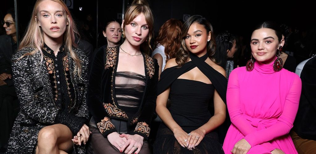 Lucy Hale and Madison Bailey Sit Front Row at Giambattista Valli’s Spring Summer 2024 Show