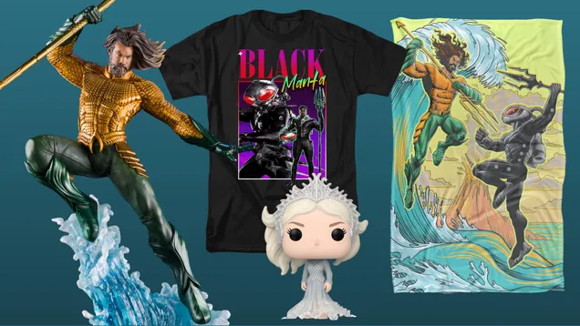 Aquaman and the Lost Kingdom Merch Celebrates the Superhero Saga