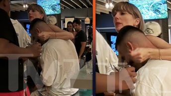 Taylor Swift and Travis Kelce Spotted Showing PDA