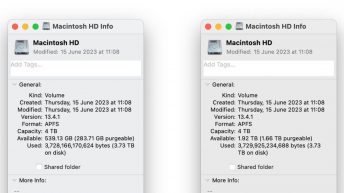 PSA: Recovering Mac storage space may just mean waiting a while