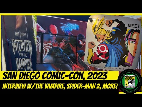 San Diego Comic-Con (SDCC) 2023 Interview with a Vampire, Spider-Man 2, My Hero Academia, Nintendo