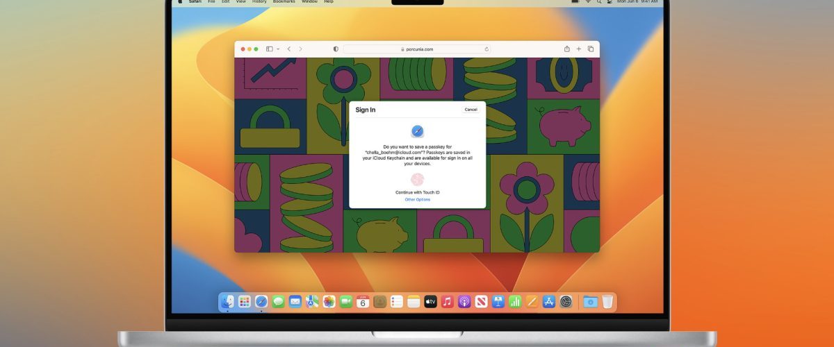 iOS 17 and macOS Sonoma automatically generate Apple ID passkeys