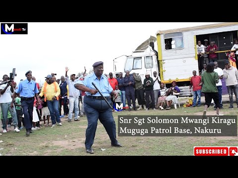 See what this Heavily-Built Trending Cop Kiragu did at Mashini infront of MP Gikaria || Nakuru