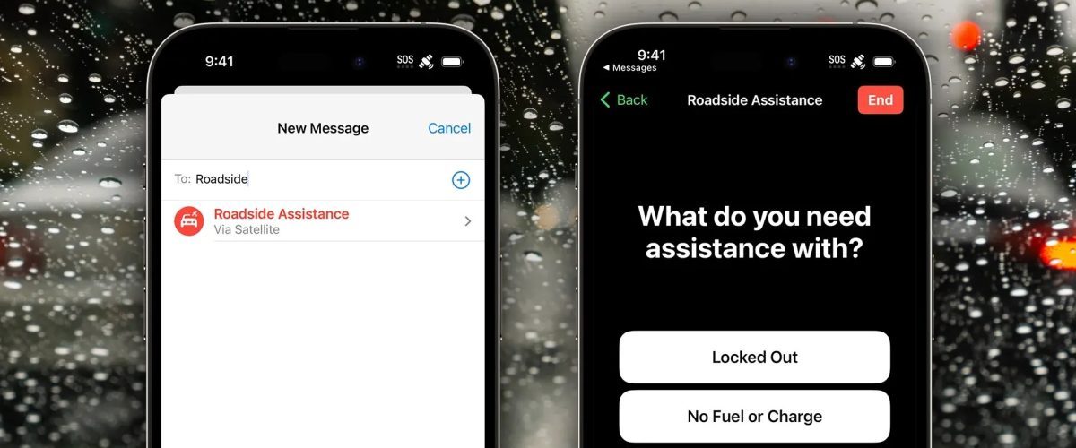 How to use Roadside Assistance via satellite on iPhone 14 and iPhone 15