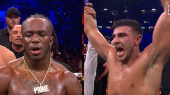 Pros react after Tommy Fury defeats KSI