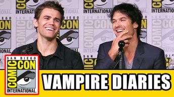 THE VAMPIRE DIARIES Season 8 Comic Con Panel (Part 1) – Ian Somerhalder, Kat Graham, Paul Wesley