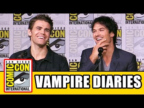 THE VAMPIRE DIARIES Season 8 Comic Con Panel (Part 1) – Ian Somerhalder, Kat Graham, Paul Wesley