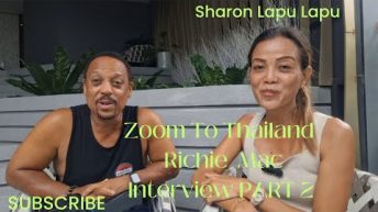 Zoom To Thailand Richie Mac Interview PART 2 #Thailand #filipinayoutuber #travel