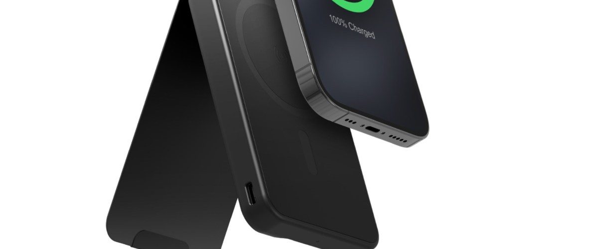 mophie debuts new snap+ juice pack mini MagSafe power bank with built-in stand