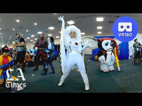 Cosplayers of San Diego Comic-Con 2019 in VR180