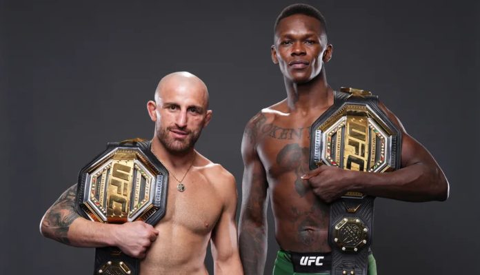 Israel Adesanya explains why he’s picking Alexander Volkanovski to finish Islam Makhachev at UFC 294: “His 8 Mile moment”