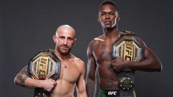 Israel Adesanya explains why he’s picking Alexander Volkanovski to finish Islam Makhachev at UFC 294: “His 8 Mile moment”