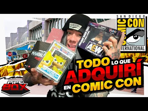 ¡TODO lo que CONSEGUÍ en San Diego Comic Con!