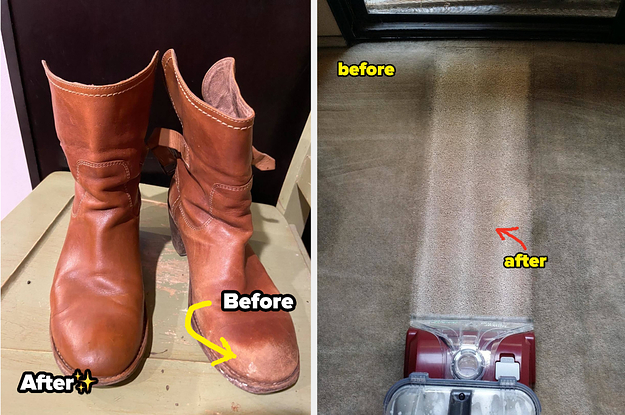 Just 30 Terrifyingly Good Before And Afters Of Cleaning Products Doing The Dang Thing