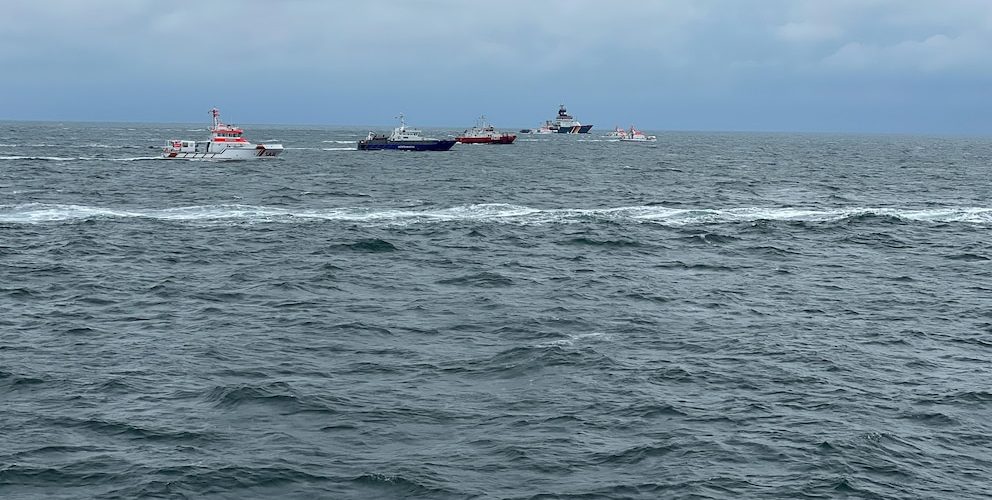 Authorities halt search for 4 sailors missing after 2 ships collided in the North Sea