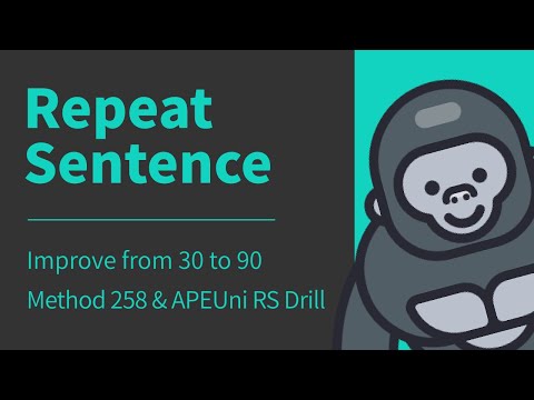 Repeat sentence (RS) | best Tips & Exam Strategies 2022 | PTE Speaking | APEUni | Method 258