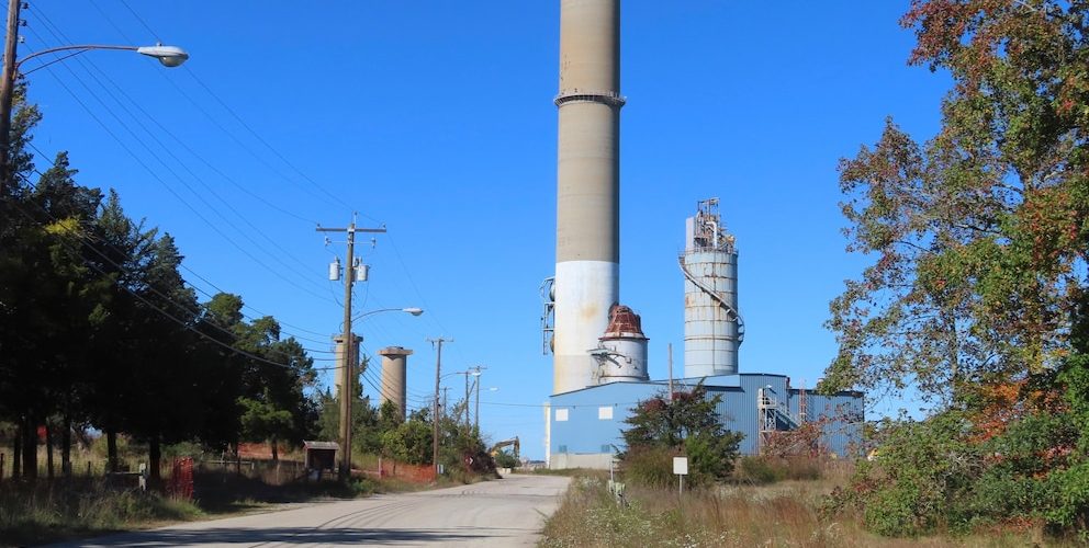 Former coal-fired power plant being razed to make way for offshore wind electricity connection