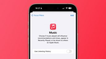 iOS 17.2 lets users disable Apple Music Listening History when a Focus Mode is on