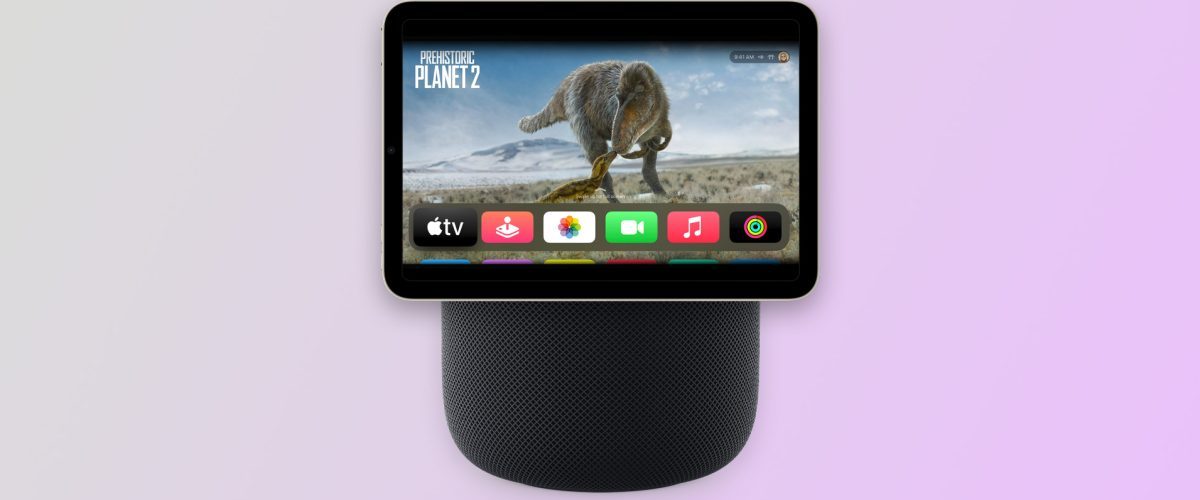 Apple testing tvOS 17 on an iPad mini as it works on HomePod with a screen