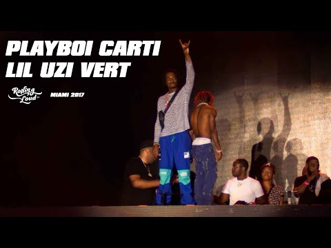 LIL UZI VERT & PLAYBOI CARTI @ Rolling Loud Miami 2017