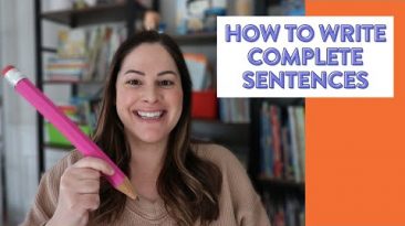 How to Teach Students to Write Complete Sentences // 5 Tips for Kindergarten, 1st, and 2nd Grade