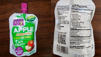 FDA says WanaBana fruit puree pouches may contain dangerous levels of lead