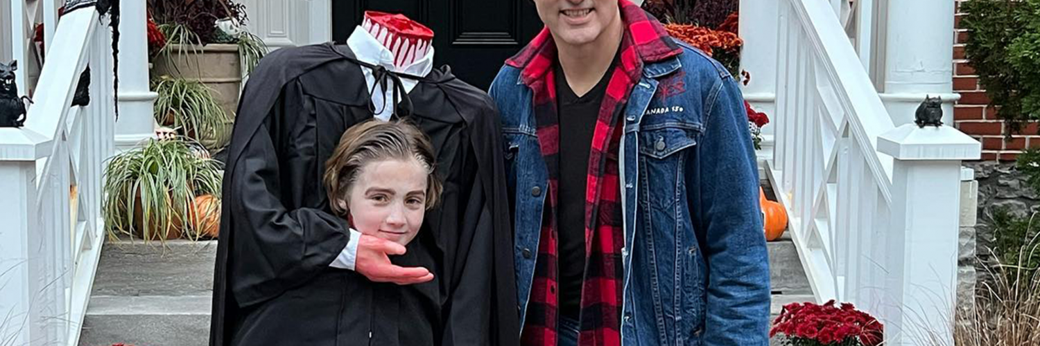 Justin Trudeau Draws Backlash for Posting Son’s ‘Beheaded’ Halloween Costume