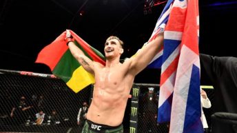 Modestas Bukauskas expecting a “barn burner” against Vitor Petrino at UFC Sao Paulo: “It’s my job to take away that 0”