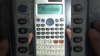 Converting Complex Number to its Polar Form (Resultant and Angle) using CASIO fx-991ES PLUS Calcu