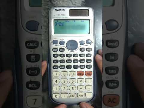 Converting Complex Number to its Polar Form (Resultant and Angle) using CASIO fx-991ES PLUS Calcu