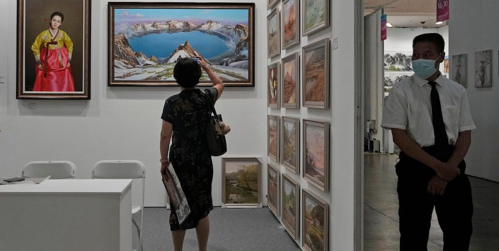 North Korean art sells in China despite UN sanctions over nuclear program