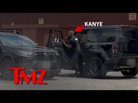 Kanye West Yells at Paparazzi as He, ‘Wife’ & Son Head to Church | TMZ