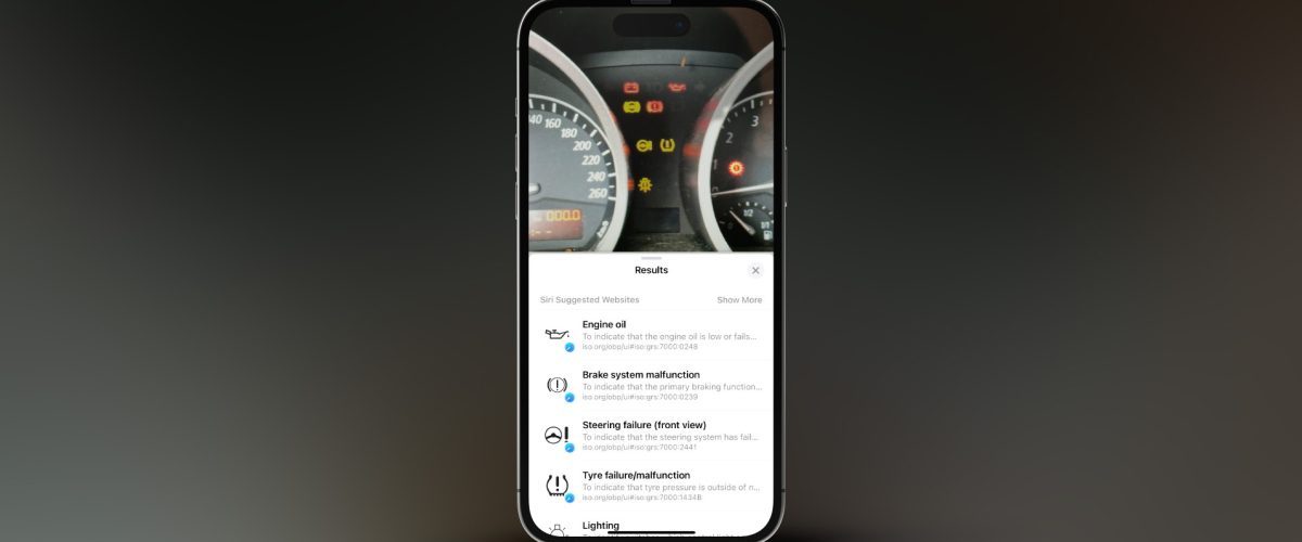 iOS 17 can tell you what’s wrong with your car using Visual Lookup