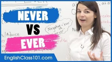 How to Use NEVER and EVER Correctly? – Basic English Grammar