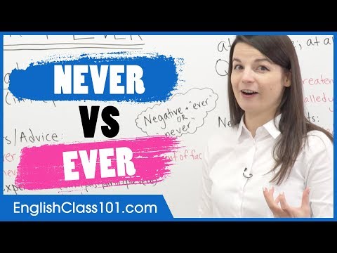 How to Use NEVER and EVER Correctly? – Basic English Grammar