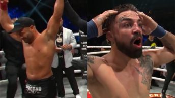 Eddie Alvarez says he got Mike Perry’s blood tested following the BKFC 56 press conference: “The results came back today”