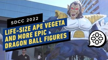 Bandai’s Dragon Ball Exhibition Features a Massive Great Ape Vegeta Statue | Comic Con 2022