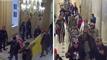 House Speaker Johnson Releases Jan. 6 Tapes of Protesters Strolling in Capitol