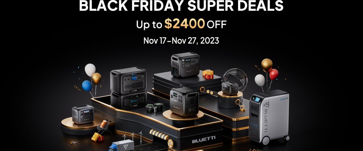 Bluetti offering special discounts on its portable power stations during Black Friday