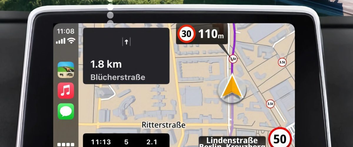 Popular navigation app for trucks and caravans adds CarPlay support