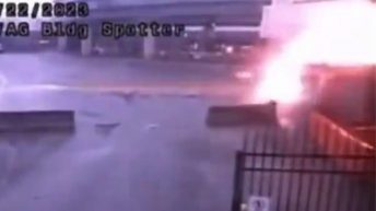 Video Shows Moment Car Explodes at U.S.-Canada Border Near Niagara Falls