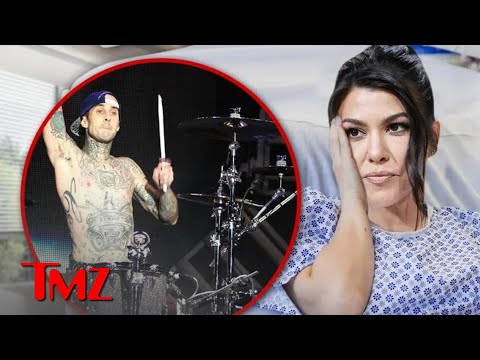 Travis Barker Drums to Baby’s Heartbeat in Delivery Room, Gets Roasted Online | TMZ TV