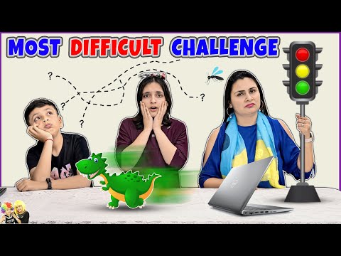 MOST DIFFICULT CHALLENGE | Learn Hindi & English funny words | Translation | Aayu and Pihu Show