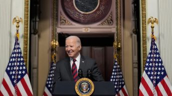 Biden says he’s helped lower inflation as he hosts first meeting of his new supply chain council