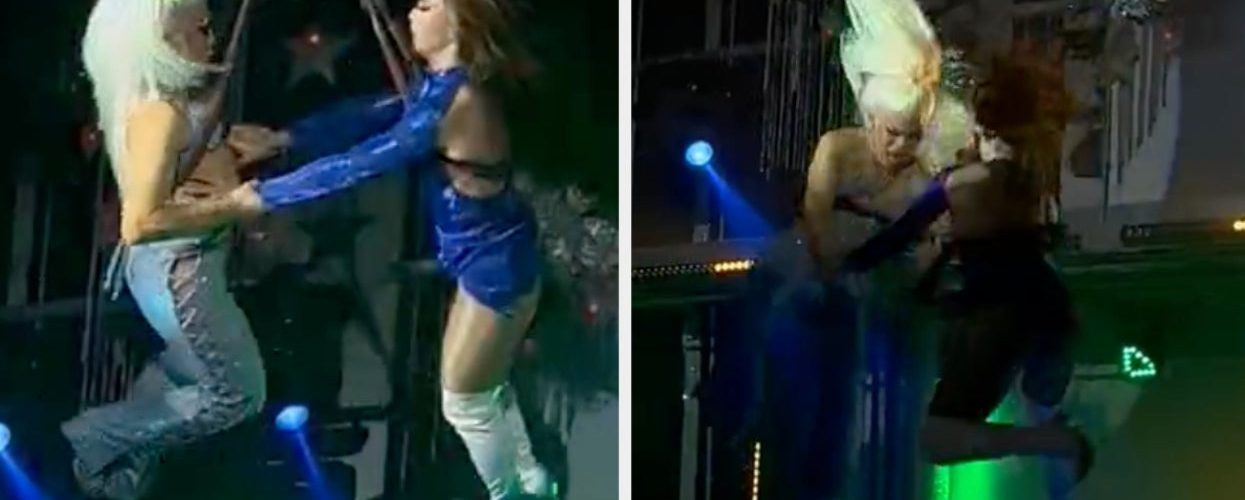 This Video Of Two Drag Queens Falling From The Ceiling During A Failed Stunt Is Going Viral