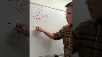 complex exponent 2^i