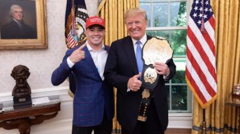 WATCH | Donald Trump announces plans to attend Leon Edwards vs. Colby Covington at UFC 296