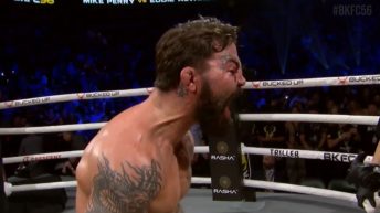 Pros react after Mike Perry defeats Eddie Alvarez at BKFC 56