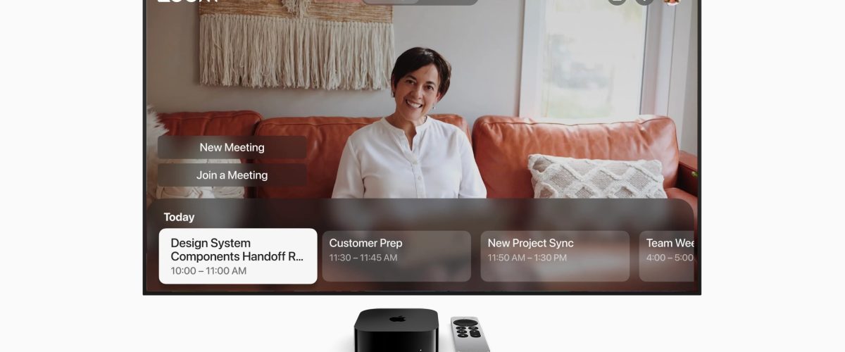 Zoom videoconferencing app now available on Apple TV