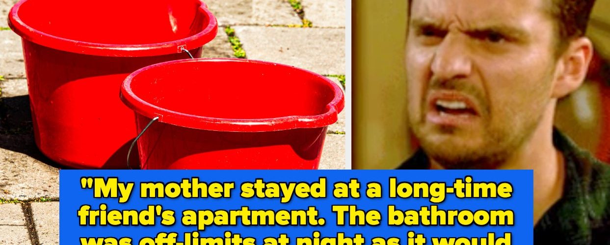 The Nighttime Bathroom Bucket And 22 More Bizarre House Rules People Encountered While Visiting Friends And Family